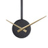 Reloj de Pared 50 x 5 x 60 cm Negro Metal
